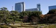 Garten am Rand des Kaiserpalasts mitten in Tokyo